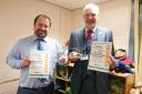 Gary Anders, left, is our Headteacher of the Year
