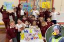 Warm welcome for Vernon Kay at former school during emotional journey