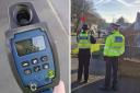 Officers carrying out speeding checks stop driver without seatbelt