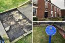 Flagstones have been stolen from outside a historic Westhoughton building