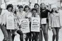 Bolton Technical College students collecting for local charities during Rag Week in 1981