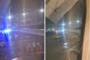 The video from Chhatrapati Shivaji Maharaj airport in Mumbai show gallons of what appears to be fuel gushing out on to the runway