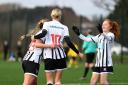 Dunfermline Athletic Ladies hit seven goals to move third in SWFL East on Sunday.