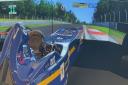 The simulator aims to recreate the experience of driving a racing car