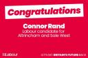 The Labour Party selected Connor Rand