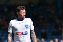 SECOND-TIME LUCKY: Chris Maguire finally opened his account for Bury from the spot after missing a penalty on the opening day of the season