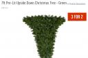 We're not sure why, but Argos is selling an upside-down Christmas tree this year