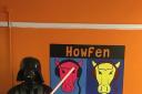FORCE: Darth Vader at Howfen Radio studio