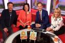 WINNER: Fanny Gogh with Home is Where the Art Is presenter Nick Knowles on BBC Breakfast