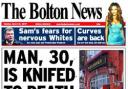 The front page of The Bolton News