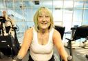 WORKING OUT: Gill Connal is determined to maintain a healthy lifestyle