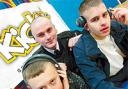 spinning discs: Paul Dixon, aged 13, and Anthony Tucker, aged 17, learn to DJ with PC Chris McKee at Castle Hill Youth Centre