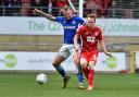 David Wheater in action for Oldham Athletic last season
