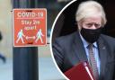 Boris Johnson pictured heading to the House of Commons to give a new statement on the coronavirus pandemic.
