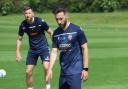 Josh Sheehan in training for Wanderers. Pic from BWFC.