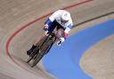 Jason Kenny in action during the individual sprint