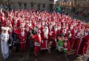 'REDDY' MONEY: Santas prepare to set off at a previous Jingle All the Way