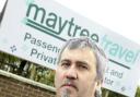 EXPANDING: Gary Hawthorne, Director of Maytree Travel, wants to grow his thriving bus firm