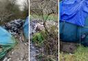 FLYTIPPING: Rats, rubbish and faeces surround the area at the gravel pits