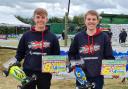 Luke and Josh Holdsworth after coming 8th and 6th place in the 2WD competition