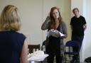 Clare Foster and David Thacker in rehearsals for Love on the Dole
