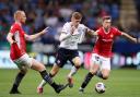 Conor Bradley goes on the attack against Morecambe on Tuesday night