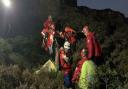 Mountain rescue volunteers held a 'mass casualty' exercise