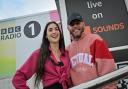 Pictures by Adrian Greenhalgh - BBC Radio 1's Vicky and Dean at the University of Bolton (Credit: BBC Radio 1)