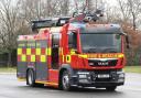 Twelve fire engines were sent to the incident