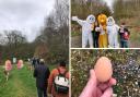 The Easter Egg hunt at Smithills Open Farm is underway