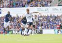 Aaron Morley scores from the spot against Ipswich Town