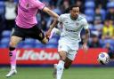 Josh Dacres-Cogley in action for Tranmere Rovers