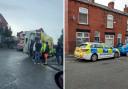 Two areas of Bolton saw an emergency services response this evening