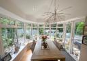 The dining room and conservatory are great for the future buyer to entertain and, right, super outside space