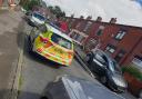 Police seized the car in Bolton yesterday