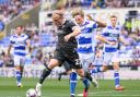 Kyle Dempsey in action for Wanderers in their 2-1 defeat to Reading