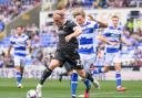Kyle Dempsey in action for Wanderers in their 2-1 defeat to Reading
