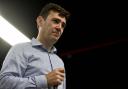 Labour Leadership candidate Andy Burnham visits Carlisle as part of his tour speaking to Labour supporters. He addresses an audience at The Old Fire Station in Carlisle hosted by Lee Sherriff: 30 August 2015..STUART WALKER 50079778F014.JPG.