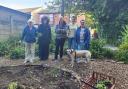 Volunteers at Harpers Lane Community Garden, one of the groups which has been awarded funding