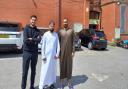 Makkah Mosque members Zahid Khan, Waqas Khan and Umar Farooq