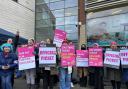 Anger on the picket line as staff 'struggling with essentials' demand pay rise
