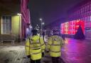 Police on patrol in town centre