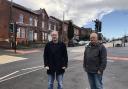 Cllrs Roger Hayes and Gary Veevers of Smithills campaigned for the crossing to be changed