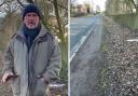 Cllr Wilkinson said overgrown pavements pose road safety risk