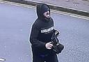 The man police want to speak to in connection to the robbery