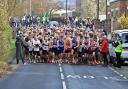 The mass of runners at the Lostock 6 start line. Picture by Henry Lisowski
