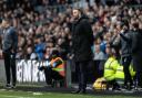Ian Evatt looks on from the touchline at Derby at the weekend