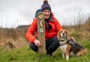 Russell Rome and Eddie the Beagle are two users of the GM Ringway walking route