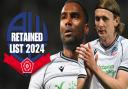 Bolton Wanderers have announced their retained list for the 2023/24 season