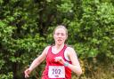 Steph McKee, one of the winning ladies team at the Coronation Trail Race. Picture courtesy of Michael Wilkinson